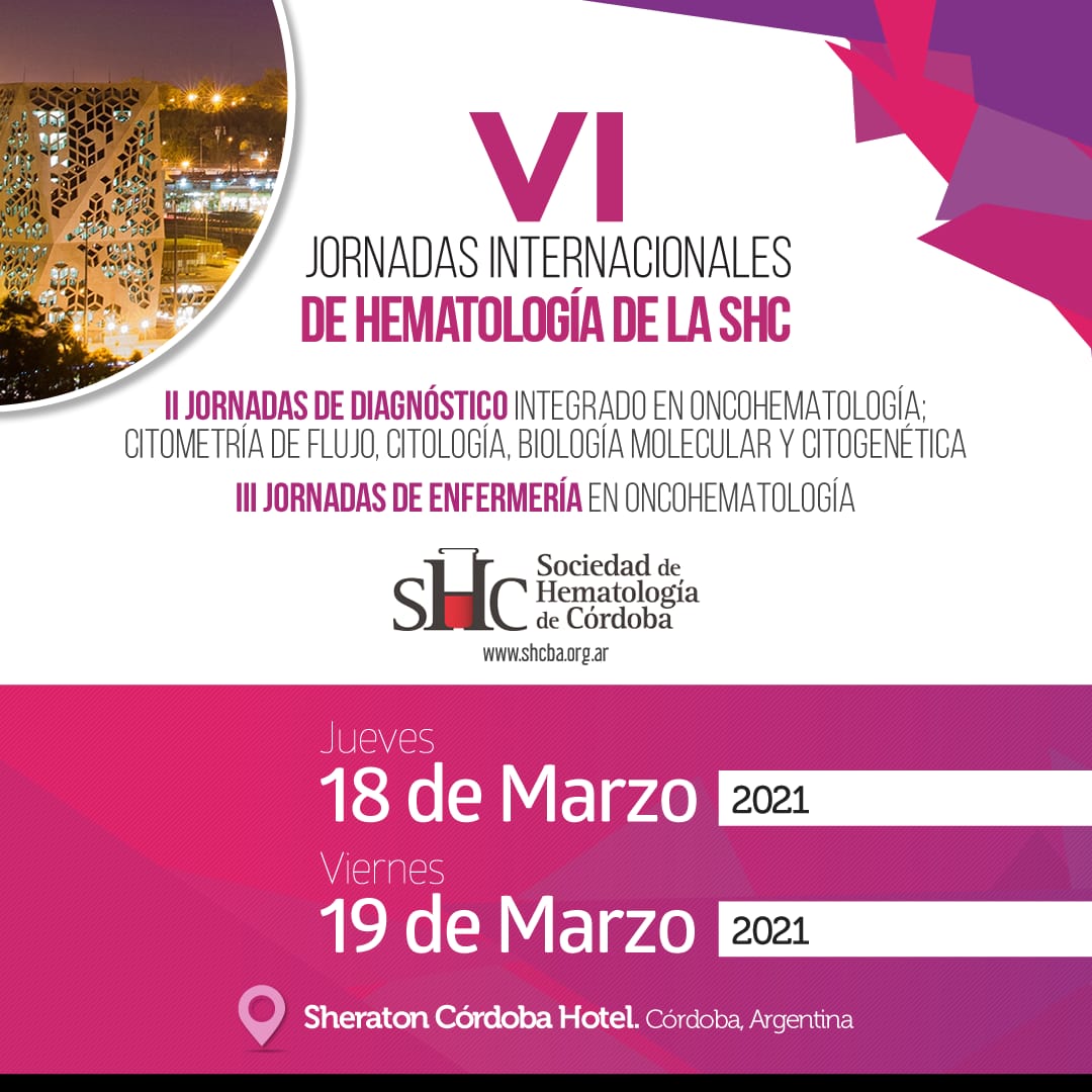 Jornadas internacionales de hematología de la SHC